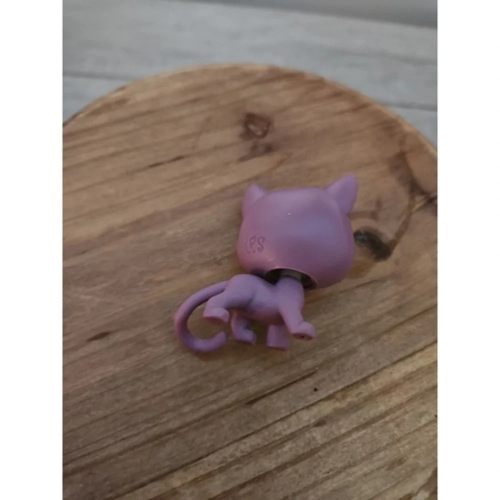 LPS Littlest Pet Shop Cat #4-173‎ Thirsty Pets Cooler Crew Purple